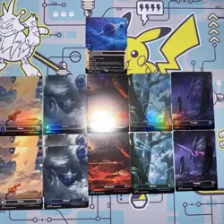 MTG Edge Of Eternities Basic Lands Complete Set of 13 Full Art Land Foil And Reg - Image 1