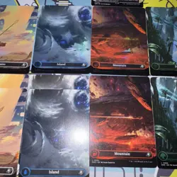 MTG Edge Of Eternities Basic Lands Complete Set of 13 Full Art Land Foil And Reg - Image 4