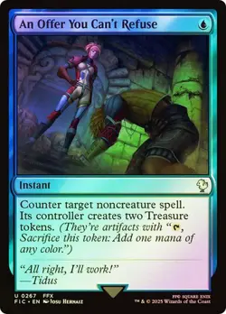 MAGIC FINAL FANTASY AN OFFER YOU CAN'T REFUSE (SURGE FOIL) U 267 FIC MTG FCA TCG - Image 1