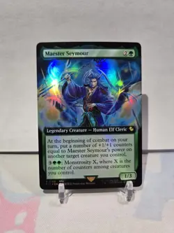 Maester Seymour (Extended Art) Commander: Final Fantasy Foil MTG - Image 1