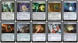 MTG - 10 x Different Simic (Green / Blue) Artifacts - Commander / Modern - M/NM - Image 1