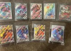 Ultra Rare Vmax Pokemon Cards Set - Image 1
