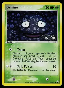 Pokemon Card - Grimer Team Rocket Returns 56/109 Reverse Holo Stamped - Image 1