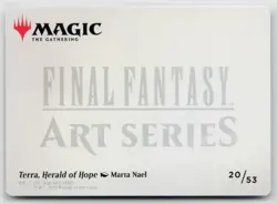 MTG Final Fantasy Art Series Terra, Herald Of Hope x1 NM Art Card - Image 2