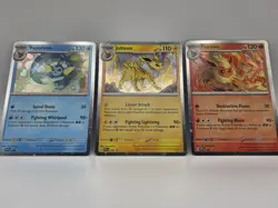 Pokemon Flareon 167, Vaporeon 168, Jolteon 169 Prismatic PROMO Cards Black Star - Image 2