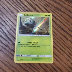 2019 Pokemon Detective Pikachu 1/18 Bulbasaur Holo - Image 1