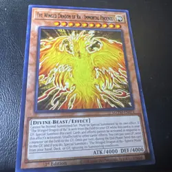 The Winged Dragon of Ra - Immortal Phoenix MZTM-EN074 1st Edition Yugioh Card - Image 1