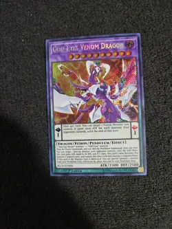 Yugioh - Odd-Eyes Venom Dragon BLLR-EN006 1st ed Secret Rare - Image 1