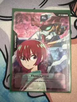 Anime Expo 2025 Gundam Card Game Machu Resource Promo Foil Rare Exclusive AX2025 - Image 1
