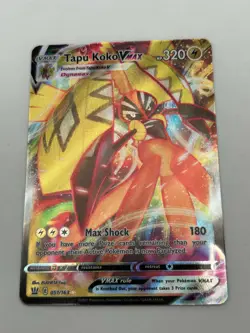 Tapu Koko VMAX - 051/163 - Pokemon Battle Styles Sword Shield Ultra Rare Card NM - Image 1