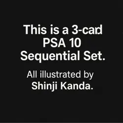PSA10 Roaring Moon Magikarp Magneton JP GEM Sequential 3-Card Set Shinji Kanda - Image 2