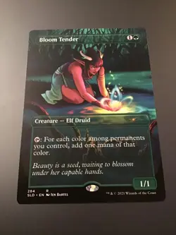 MTG Secret Liar #284 Bloom Tender Borderless NM - Image 1