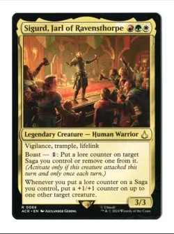 MTG | Sigurd, Jarl of Ravensthorpe #0066 | Assassins Creed | NM | EN - Image 1