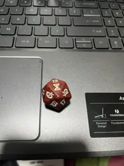 MTG TIME SPIRAL Fat Pack SPINDOWN LIFE COUNTER Dice RED RARE! - Image 1