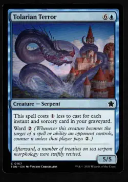 4x Tolarian Terror-Magic the Gathering-MTG-Foundations-Near Mint-4x - Image 1