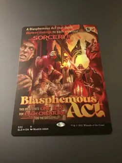 MTG Secret Lair #322 Blasphemous Act Foil (Movie Poster) NM - Image 1
