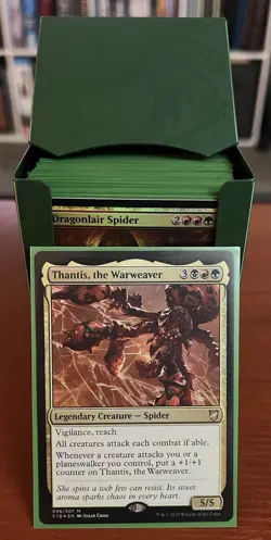 MTG POWERFUL Custom Commander Deck Thantis The Warweaver Jund SPIDERS TRIBAL EDH - Image 1