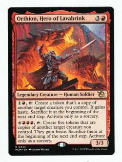 Orthion, Hero of Lavabrink - March of the Machine - #334 - MTG - Image 1