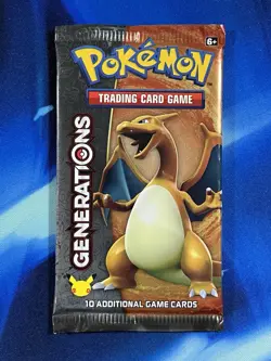 Pokemon XY Generations Booster Pack Charizard Art Factory Sealed - Image 1
