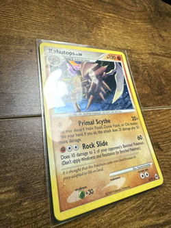 Pokemon Cards Lot - Vintage Holo Rares - Kabutops & Claydol Official TCG Cards - Image 3