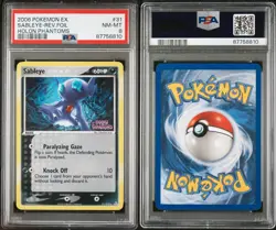 Pokemon Sableye 31/110 PSA 8 NM-MT EX Holon Phantoms Reverse Holo Stamped 2006 - Image 3