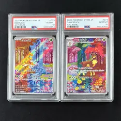 PSA 10 Sequential Deerling Sawsbuck Set 073 074 SV5M Cyber Judge JP Pokemon GEM - Image 2