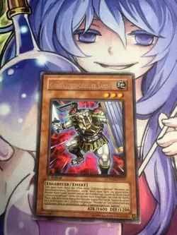 GLADIATOR BEAST SAMNITE GERMAN CRMS-EN027 DE027 LIGHT PLAY YUGIOH - Image 1