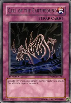 Call Of The Earthbound - Rare 1st Edition PTDN-EN096 - NM - YuGiOh - Image 1