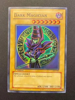 Dark Magician SYE-001 1st Edition Super Rare LP/VLP Yugioh Starter Deck Yugi - Image 1