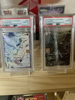 Reshiram Zekrom 25th Promo PSA10 Sequential Set Pokemon Card Japan Rare - Image 1