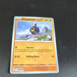 046/086 Roggenrola : (Reverse Holo) Card : SV-10.5 White Flare : Pokemon TCG - Image 1