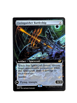 Extinguisher Battleship R 0355 Extended Art Regular MTG Edge Of Eternities EOE - Image 1