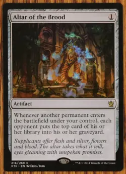 MTG Altar of the Brood Magic The Gathering Khans of Tarkir NM/Mint - Image 1