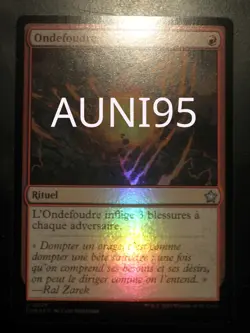 mtg magic Boltwave foundations FOIL FRENCH vf fr Ondefoudre fondations - Image 1