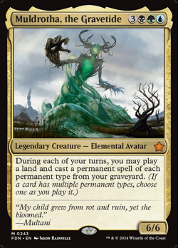mtg magic muldrotha the gravetide FRENCH vf fr muldrotha la maree funeraire - Image 1