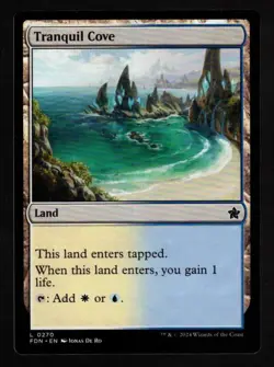 4x Tranquil Cove-Magic the Gathering-MTG-Foundations-Near Mint-4x - Image 1