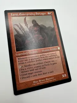 MTG Farid, Enterprising Salvager Retro Frame Commander: the Brothers War Regular - Image 3