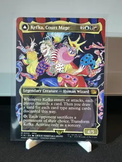 Kefka, Court Mage (0322) (Borderless) Final Fantasy MTG NM - Image 1