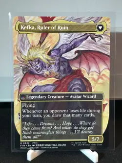 Kefka, Court Mage (0322) (Borderless) Final Fantasy MTG NM - Image 2