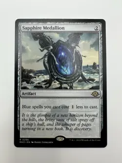 MTG TCG Sapphire Medallion Modern Horizons 3 Regular - Image 1
