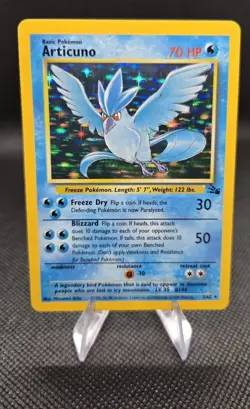 Articuno 2/62 Pokemon Fossil Holo Unlimted - LP - Image 1