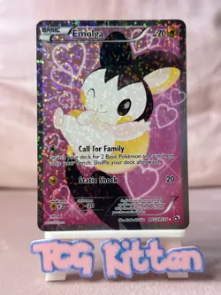 Emolga EX Holo RC23/RC25 Pokemon Black & White Legendary Treasures LP TCGKITTEN - Image 1