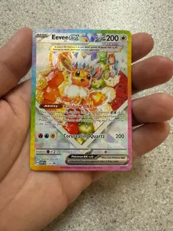 Pokemon TCG 2025 Eevee ex 174 Sv: Scarlet & Violet Promo Cards Holo NM - Image 2