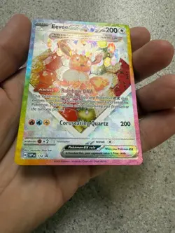 Pokemon TCG 2025 Eevee ex 174 Sv: Scarlet & Violet Promo Cards Holo NM - Image 3