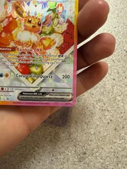 Pokemon TCG 2025 Eevee ex 174 Sv: Scarlet & Violet Promo Cards Holo NM - Image 4