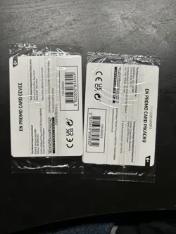 Pokemon TCG Eevee + Pikachu Pokemon Together Stamp Exclusive Sealed Promo - Image 2