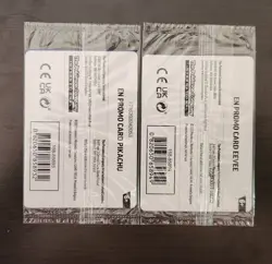 Pokemon TCG Eevee + Pikachu Pokemon Together Stamp Exclusive Sealed Promo - Image 2