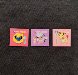 Ampharos Flaaffy Mareep Pokemon Rare Sticker Ciao Appendix Supplement Japanese - Image 1