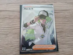 Carte Pokemon Plan de N Dresseur FA 163/086 Foudre Noire BLK EV10.5 - Image 1