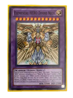 YUGIOH Elemental HERO Divine Neos Deck Complete 41 - Cards with Sleeves - Image 1